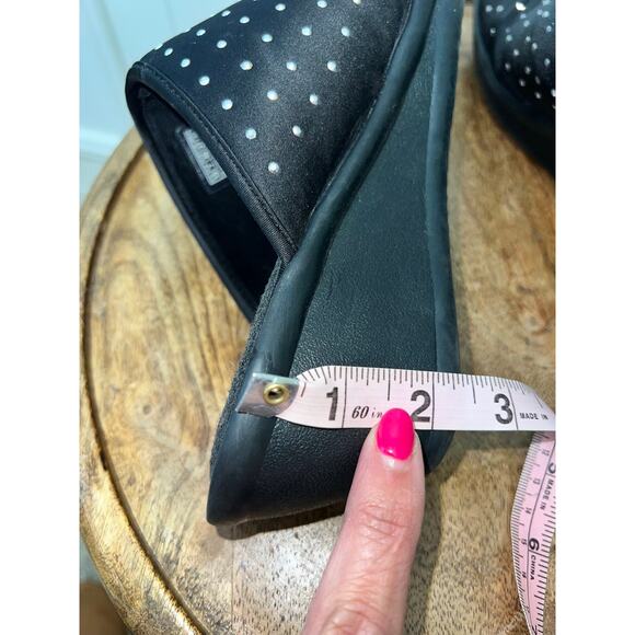 Women's Black Studded  Mules Size‎ 10 Casual Chic Flats - Picture 7 of 7